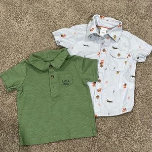 Carters Toddler Boy Short Sleeve Shirts